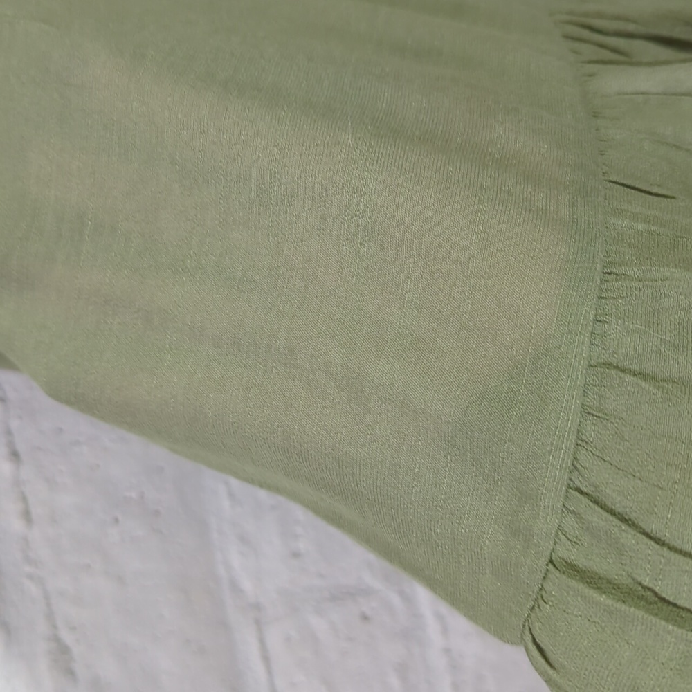 Green Tie Back Mini Dress - Picture 8 of 11